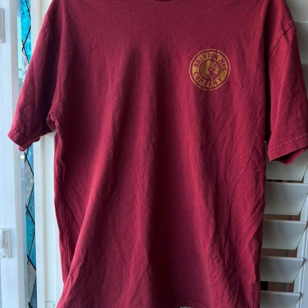 Brixton Men's Red T-shirt
